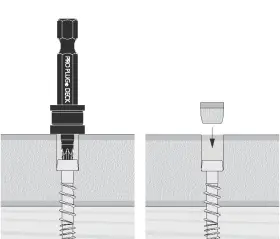 BDA583 STARBORN Pro Plug Tool Pvc Comp Deck Impact Driver Bit