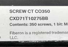 CXD71T1027588 STARBORN Cap Tor Xd Epoxy Deck Screws Fiberon #2