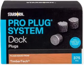 PXA492375 STARBORN INDUSTRIES Pro Plugs Timbertech Tigerwood