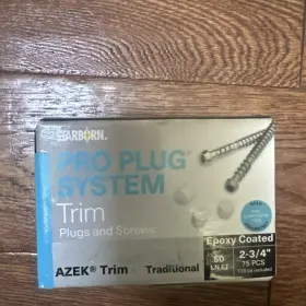 PXTT353L250 STARBORN INDUSTRIES Pro Plug Pvc Plugging Azek