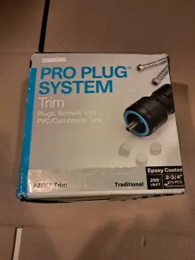 PXTT353T250 STARBORN INDUSTRIES Pro Plug Pvc Plugging Azek