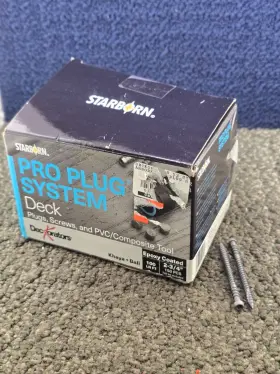 PXDC664S275 STARBORN Pro Plug Deck Screw Pvc Tool
