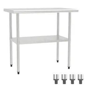 78002 STEELBUS Steel Table Undershelf Flat Top