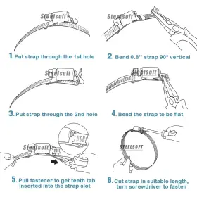 313027055053 STEELSOFT Steel Hose Clamp Strap #2