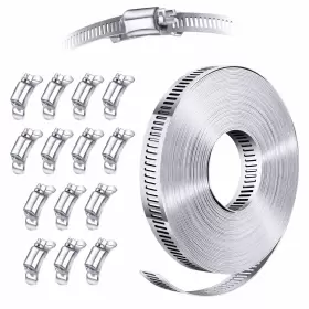 610452920735 STEELSOFT Hose Clamp Strap Fasteners Steel Wo