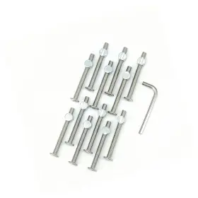 JJSLM6X60 STRENDIER Crib Screws Bed Frame Bolts Nuts Bunk Kit