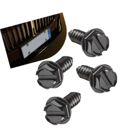 ZOSLS602BL-4PS STRENDIER Car License Plate Bolts Anti Theft