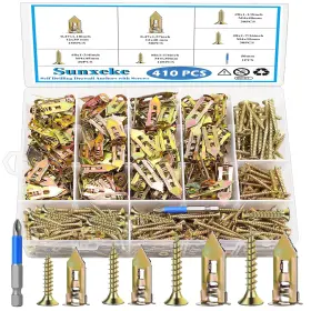 CASU-07-1 SUNXEKE Drilling Drywall Anchors Screws She Kit