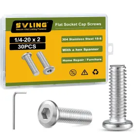 SVG01039 SVLING Bolt Flat Head Hex Socket Cap Screws