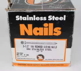 SSN16RED SWAN Ring Shank Nails Partial Box #2