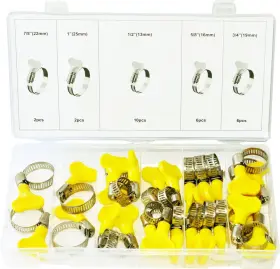 31870 SWORDFISH Steel Key Hose Clamp Clip Mini