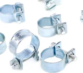 799862353637 SWPEET Zinc Mini Fuel Injection Line Hose Clamp #3