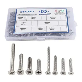 JLX002 SYNXUT Steel Wood Screws Phillips Drive Counte Kit