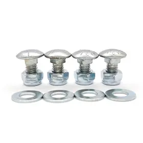 5581 TALIOY Pack Carriage Bolts Nuts Metallic