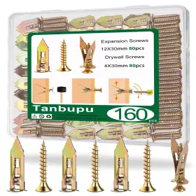 X-N1-041 TANBUPU Drilling Drywall Anchors Screws Zinc