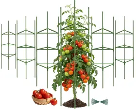 LY-FQL-48IN-6 TEGARBED Pack Tomato Cage Garden Plant Up