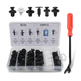 TES209 TESNAAO Car Bumper Fasteners Rivet Waterproof Push Kit