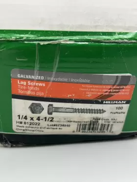 812022 THE HILLMAN GROUP Dipped Galavanized Hex Lag Screw #2
