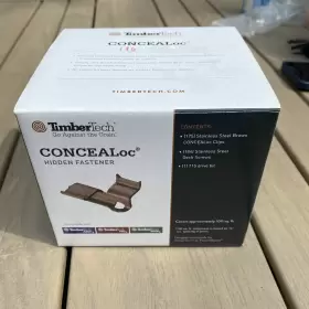 175-COUNT TIMBERTECH Concealoc Clip Deck Hidden Fasteners