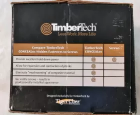 683431003835 TIMBERTECH Concealoc Hidden Fasteners Box #2