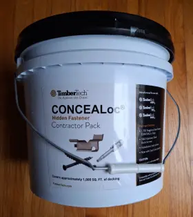 Concealoc TIMBERTECH Hidden Fastener Pack