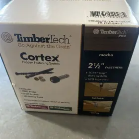 683531029285 TIMBERTECH Cortex Hidden Plug Fasteners Mocha