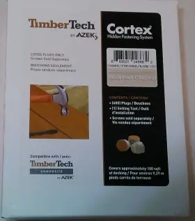 683531048682 TIMBERTECH Cortex Plugs Reclaimed Chestnut