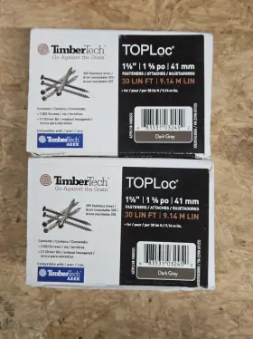 AZTPL158-100DGSS TIMBERTECH Toploc Fascia Screws Bit Pvc Azek