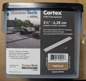 CTC100LFTW TIMBERTECH Cortex Azek Tigerwood Hidden Deck