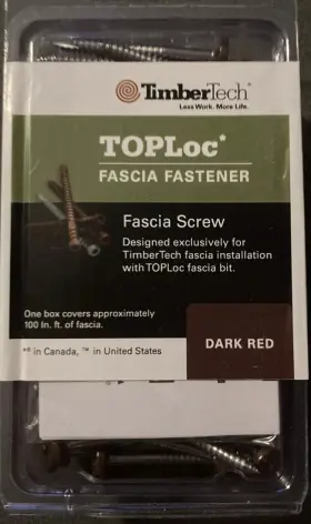 TLOCFAS100DR TIMBERTECH Toploc Fascia Fastener Screws
