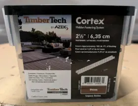 TTCTXL-1LFLGPC TIMBERTECH Cortex Pecan Hidden Deck Fastener