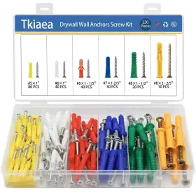 LS-220 TKIAEA Drywall Anchors Screws Kit