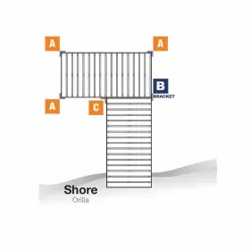 726084449084 TOMMY DOCKS Connecting Bracket Dock Sections #2