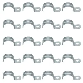TS-RGD-OHS-1-1-2-20PCS TOMSHIELE Zinc Steel Pipe Clamp Rigid