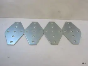 P1950 TOP PARTS USA Pack Flat Cross Splice Plate Fitting