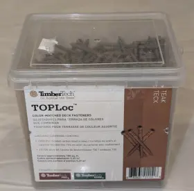 TLOC350T TOPLOC Deck Screw Fascia Teak Torx