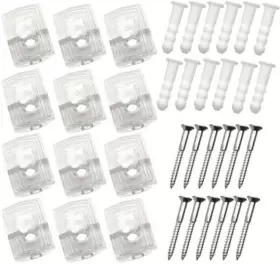 11-TMH225 TOPZONE Crystal Mirror Holder Clips