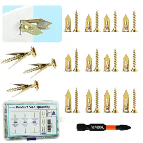 747462736794 TOQIJUN Drywall Drilling Anchors Screws Ancho