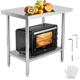 199108029676 TOWALLMARK Nsf Steel Table Undershe