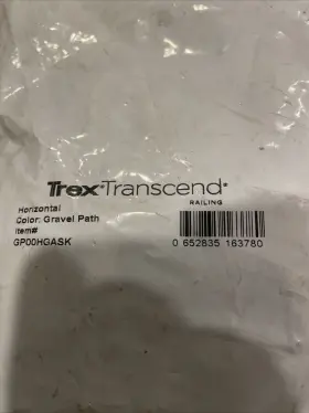 652835163780 TREX Transcend Horizontal Gasket Pack Gravel #2