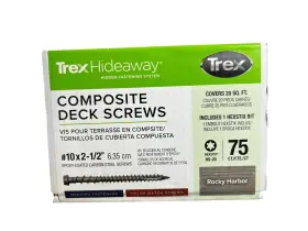 652835367935 TREX Hideaway Deck Screws Epoxy Coated