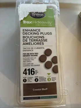 652835380309 TREX Enhance Decking Plugs Rocky Harbor Hideaway