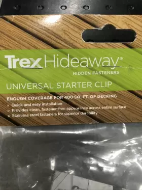 STARTERCLIP01 TREX Fba Hideaway Start Clips Decking Screws #2