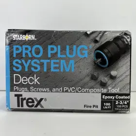 PXDC636S275 TREX Starborn Pro Plug Deck Fire Pit Screws Tool #2