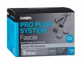 PXFT634L188 TREX Pro Plug Rocky Harbor Fascia Screws #2