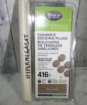 TPSDFHY41601 TREX Collated Enhance Decking Deck Plugs Honey