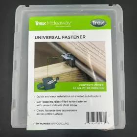 UNIVCONCLIP01 TREX Hideaway Hidden Fasteners Box