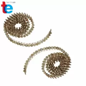 TR47626 TURITRADE Pack Round Head Roof Nails Inclined Coil