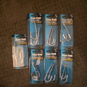 61343 ULTRA Zinc Steel Rope Binding Hooks