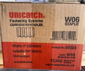 86524 UNICATCH Crown Fasteners